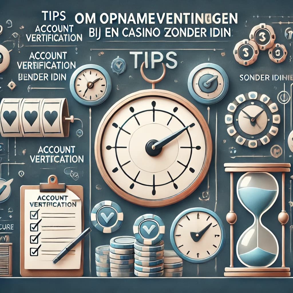 Tips om Opnamevertragingen te Vermijden bij een Casino Zonder iDIN